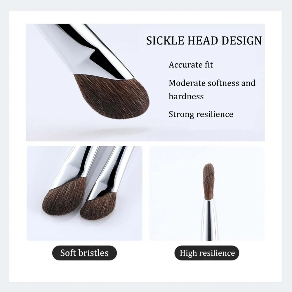 Facial Contour Makeup Brush Soft head blush Highlight Korean cosmetics female facial b close-up view