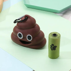 Pet Fecal Bag Dispenser Cat Dog Outdoor Pocket Hanging Buckle Portable Eco-friendly B alternate view