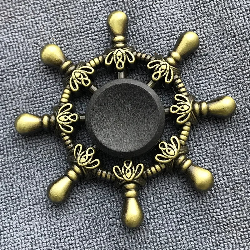 Bronze Metal Alloy Fidget Spinner | R188 Mute Bearing Hand Spinner for Stress Relief detail view
