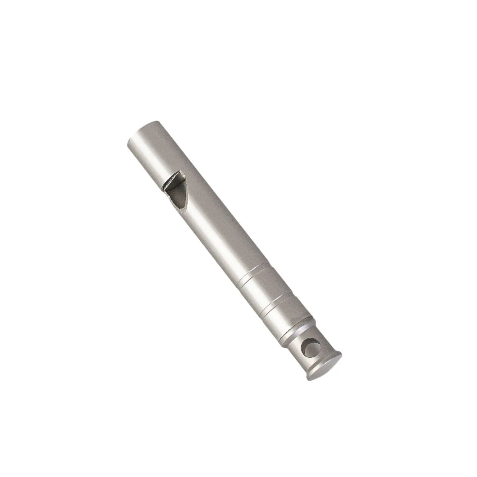 Ultralight Titanium Emergency Whistle with Cord | Outdoor Survival Safety Tool lifestyle view