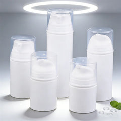 Airless Cosmetic Travel Size Vacuum Pump Bottles, Refillable Emulsion Dispenser for Cosmetics, Airle