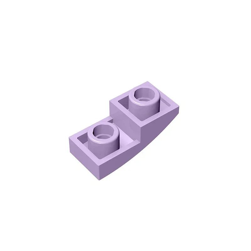Gobricks GDS-795 Slope, Curved 2 x 1 Inverted | Compatible Building Block for DIY Pro alternate view