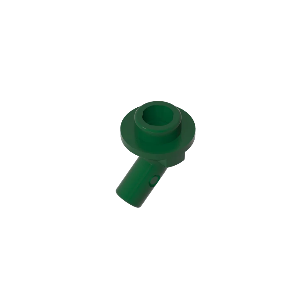 Gobricks GDS-2192 Bar, Angled with Stud on End | Compatible with Lego 65578 Technical Bu detail view