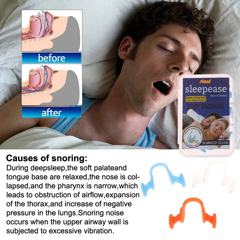 Anti Snore Nasal Dilator | Silicone Nose Clip for Better Sleep detail view