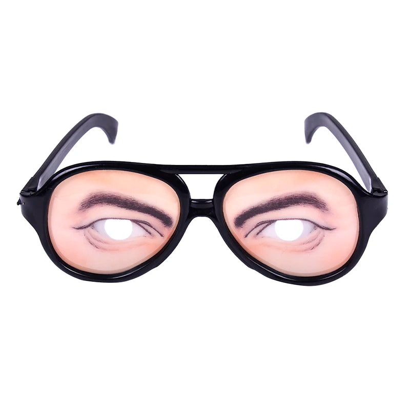 1pc Novelty Glasses Halloween Toy Photo Booth Props Party Funny Glasses Fake Novelty lifestyle view