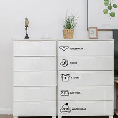 Baby Boy Clothes Stickers | Cute Wall Decals for Nursery and Bedroom Decor detail view