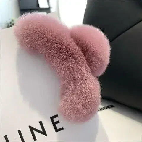 Hair Furry Claw Accessories for Women Clip Pinzas Para El Pelo Korean Fashion Headband Clips Pin Pinzas Pelo Hairclip Haarklem