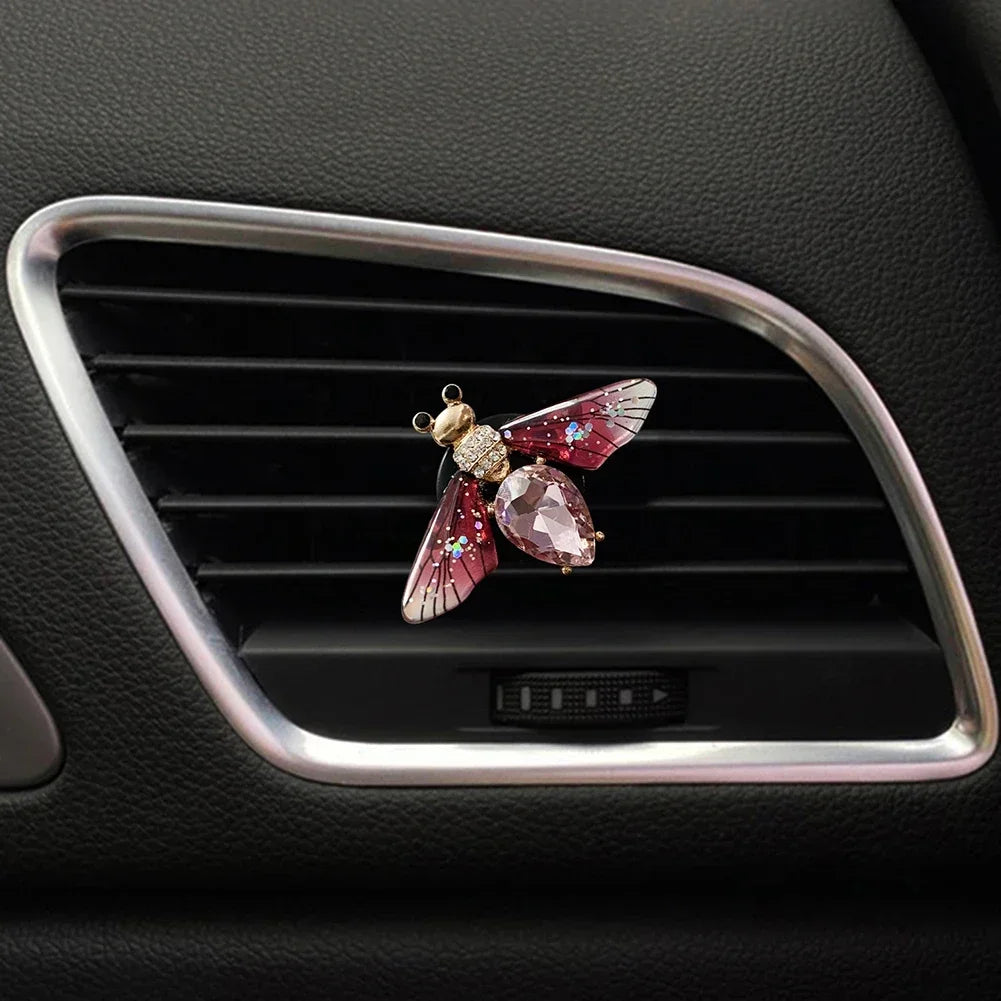Butterfly Dragonfly Bee Car Perfume Clip Air Outlet Freshener lifestyle view