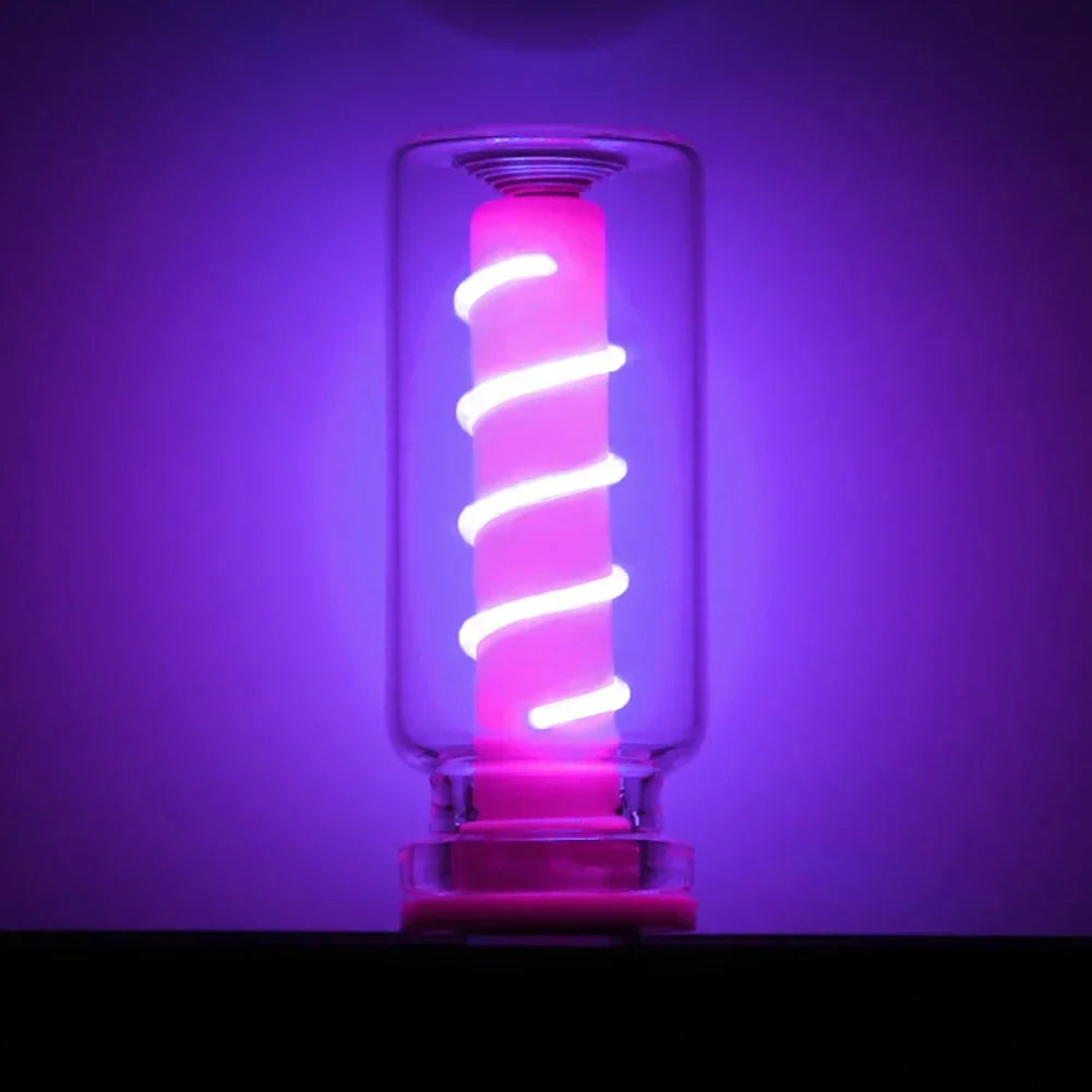 5V USB LED Spiral Filament Touch Dimming Bulb | Retro Night Light Atmosphere Lamp detail view