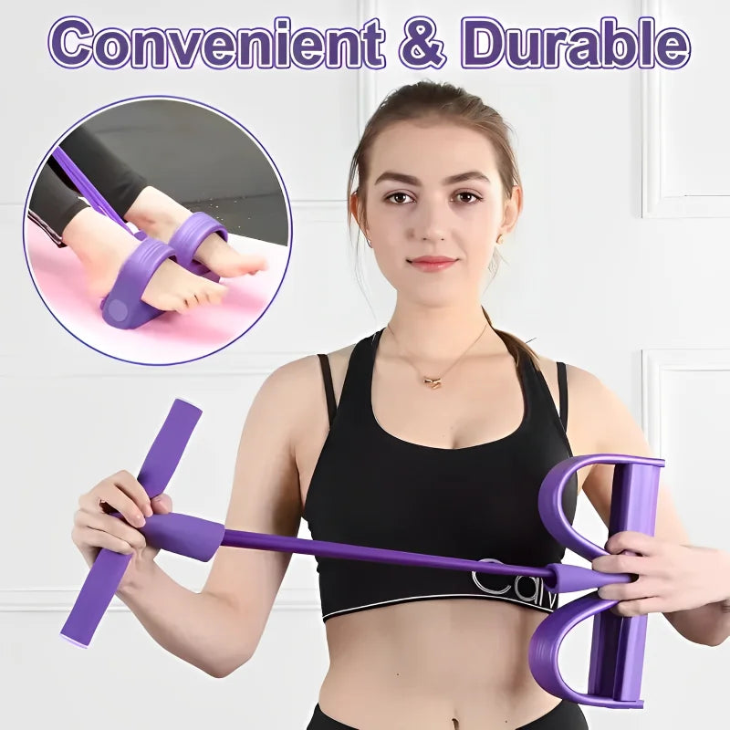 Four-Tube Pedal Tensioner | Multi-Functional Home Fitness Equipment detail view