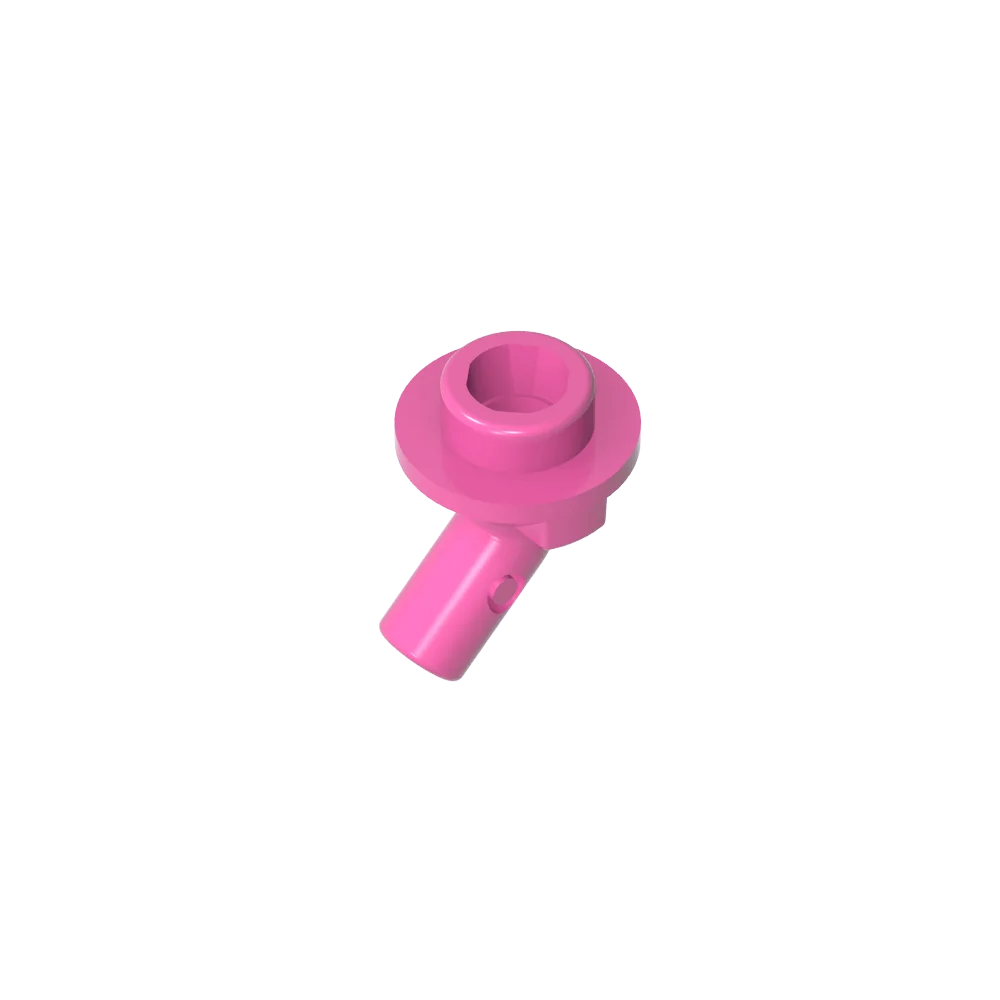 Gobricks GDS-2192 Bar, Angled with Stud on End | Compatible with Lego 65578 Technical lifestyle view
