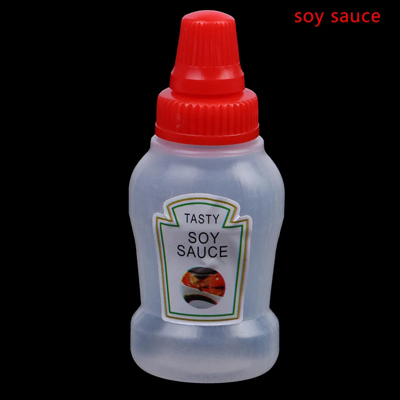 30ml Condiment Squeeze Bottle Silicone Salad Dressing Container Tomato Sauce Season additional angle