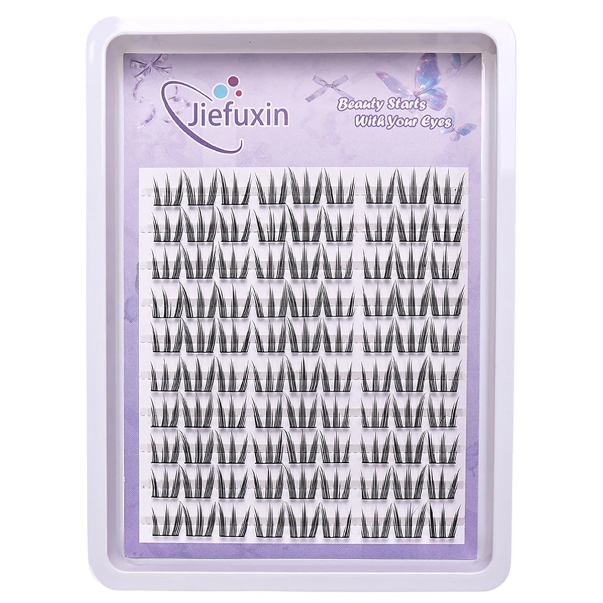 Natural Look DIY Lashes Extension Kit Cute Cat Paw False Eyelashes for Enlarged Eye additional angle