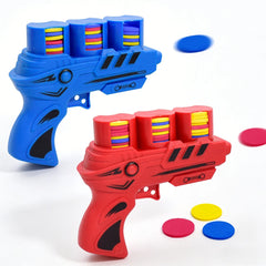 Kids Foam Disc Launcher Gun | Safe Outdoor Flying Saucer Toy detail view