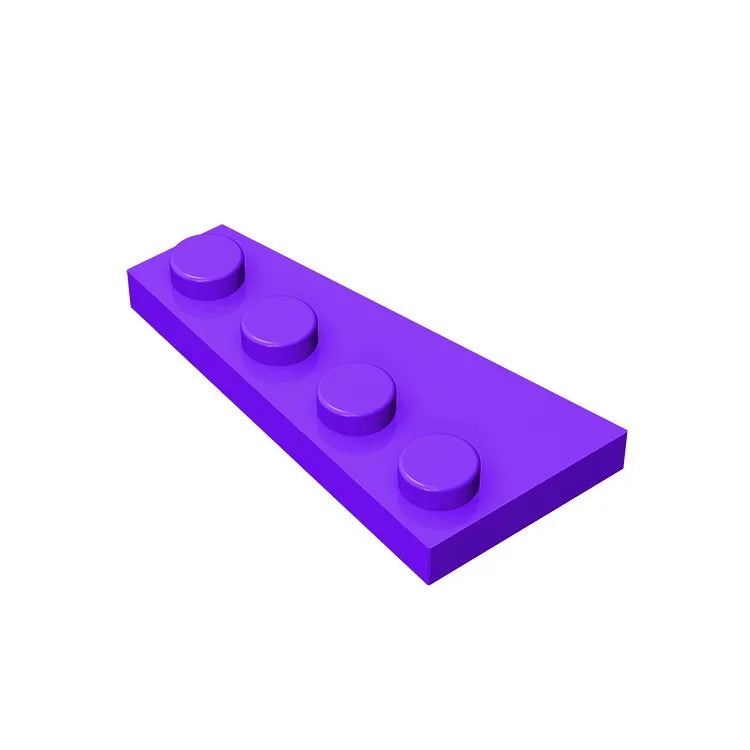 Gobricks GDS-549 Wedge Plate 4 x 2 Right | Building Block for Compatible DIY Sets additional angle