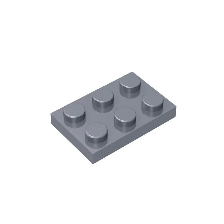 Gobricks GDS-510 Plate 2 x 3 | Compatible Building Block for DIY Projects additional angle