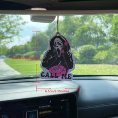 Call me on Halloween, car air freshener, perfume pendant, rearview mirror hanging dec alternate view