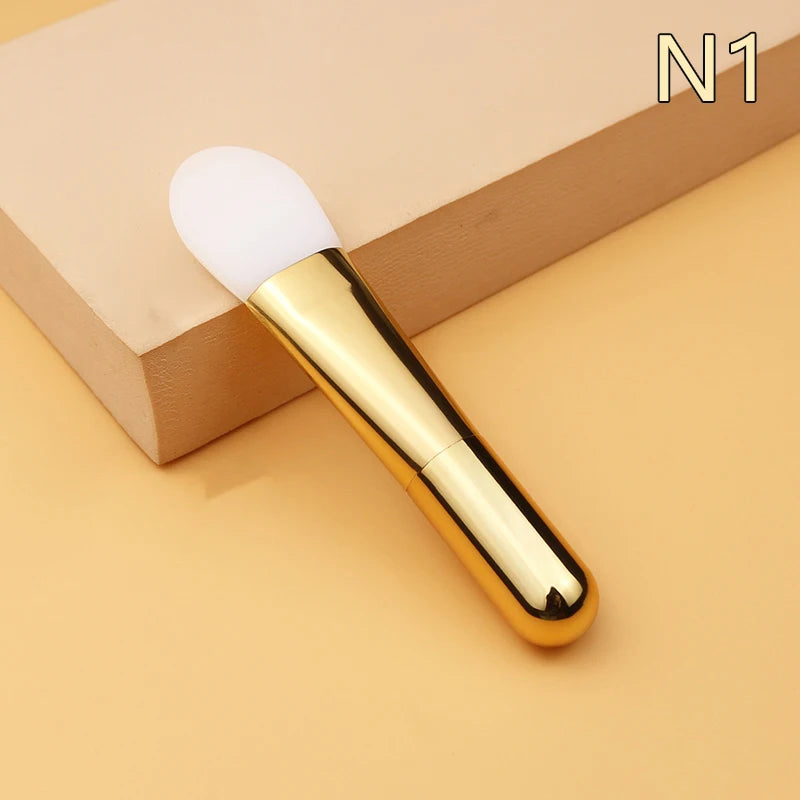 Silicone Facial Mask Brush | Soft Silicone Applicator for Face Mask close-up view