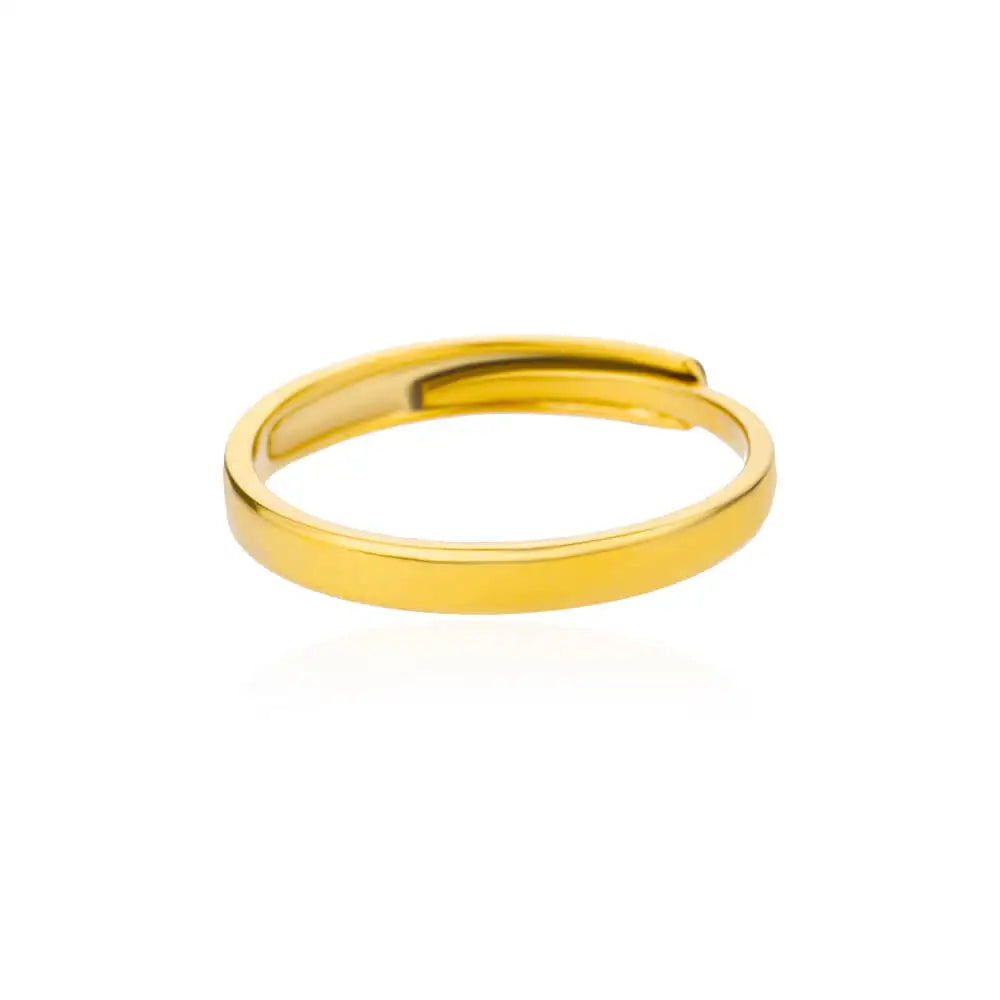 316L Stainless Steel Rings for Women Gold Color Never Fade Luxury Classic rings wed additional angle