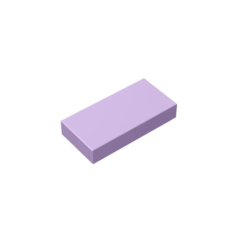Gobricks GDS-566 Tile 1 x 2 with Groove | Compatible Building Block alternate view
