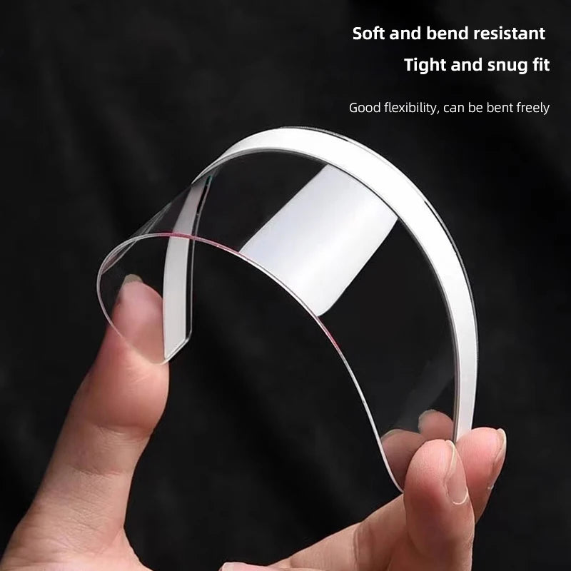 2Pcs Car Rearview Mirror Rain Shield Rain Eyebrow Cover for Fiat Abarth 500e Panda | lifestyle view