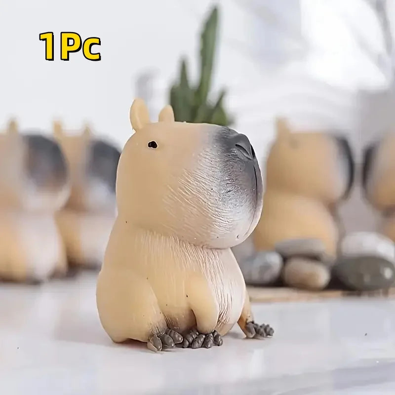 Squishy Cute Capybara Squeezing Toy | Soft Relax Animal Fidget for Adults and Kids detail view
