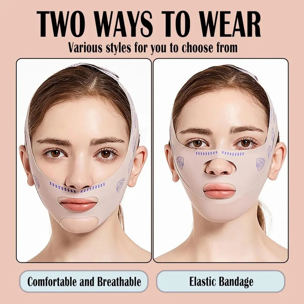 Women Face Slimming Bandage | V Line Lifting Strap for Cheek and Chin Lift lifestyle view