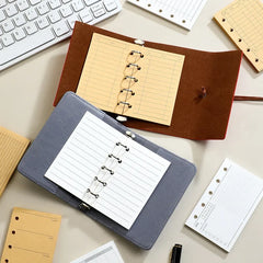 M5 Loose Leaf Notebook Refill Spiral Binder Inner Page Grid Blank Line Diary Agenda PlannerSchool St