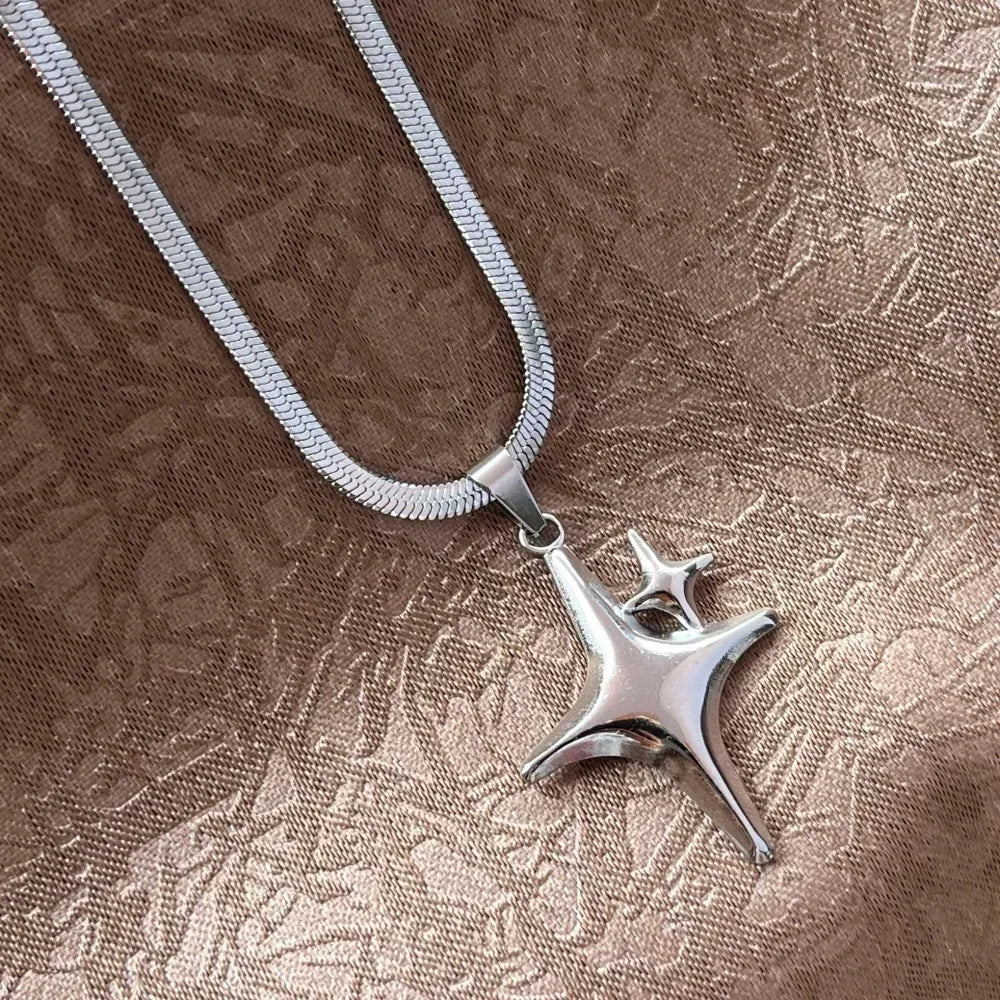 Stainless Steel Jesus Cross Necklace | Christian Pendant Jewelry for Men and Women lifestyle view