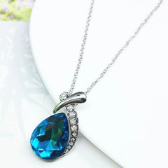 Fashion Silver Color Necklace Earrings Cubic Zirconia Jewelry Sets Elegant Crystal Zi alternate view