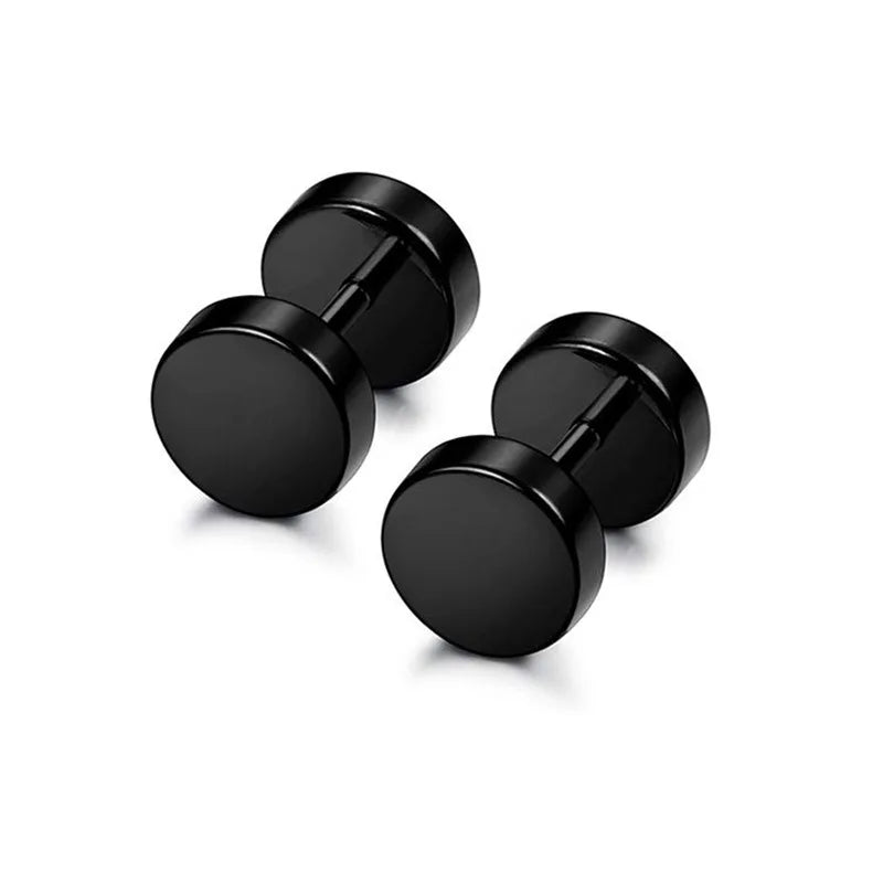 2Pcs Of Stainless Steel Cross Earrings Set, Men’s Women’s stud Earrings Small Huggie lifestyle view