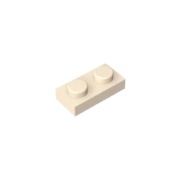 Gobricks GDS-502 Plate 1 x 2 Compatible Building Blocks | 6225 Pieces for DIY Creatio alternate view