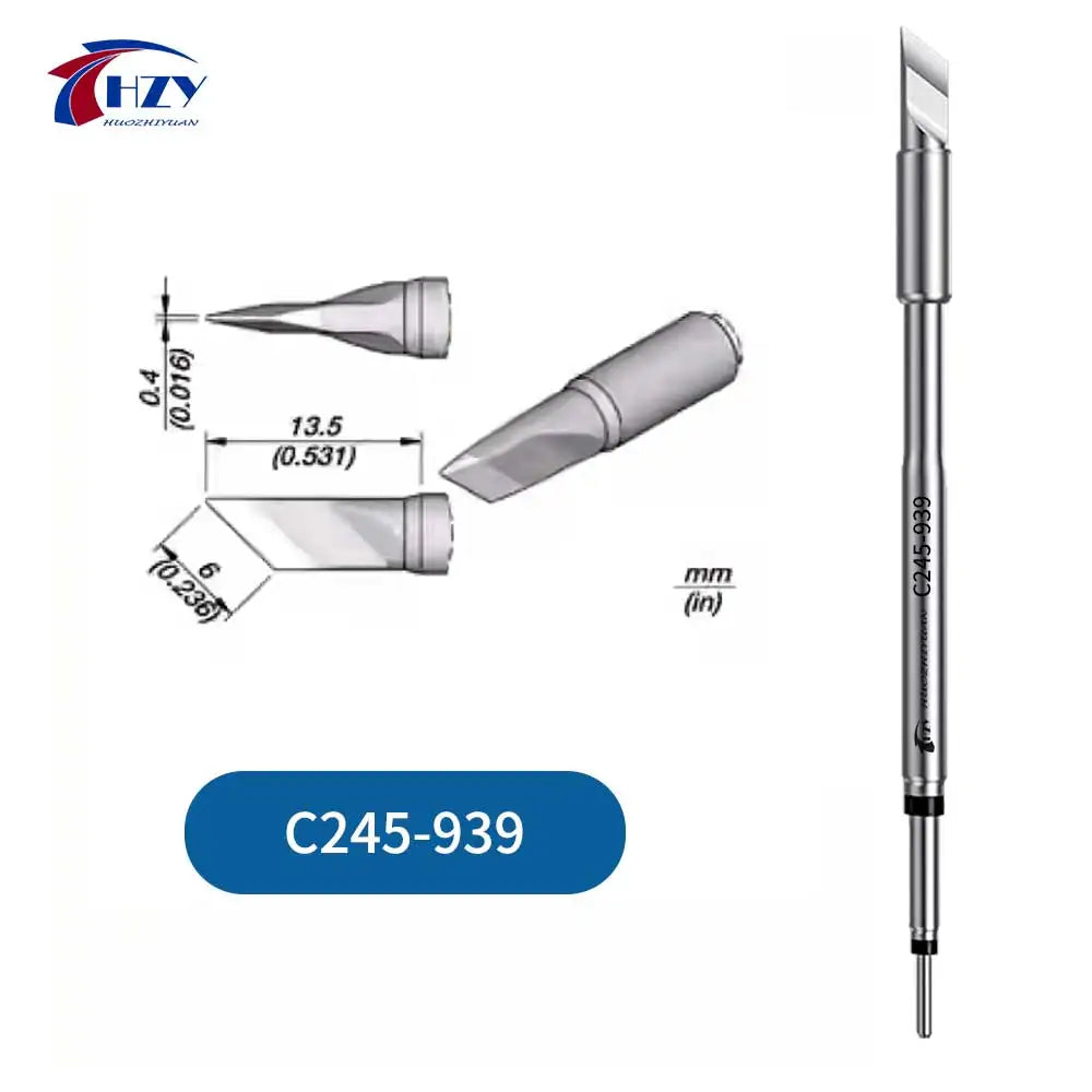 C245 Series Soldering Iron Tips | Universal T245 Handle Compatible Set for Phone Repai close-up view