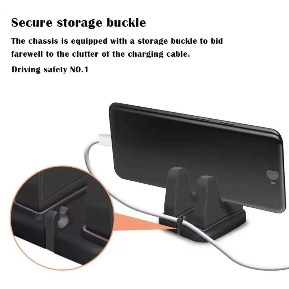 2026 Rotatable Mobile Phone Holder Car Bracket Non-Slip GPS Navigation Car Mount Stand Support in Car Universal for All Phones