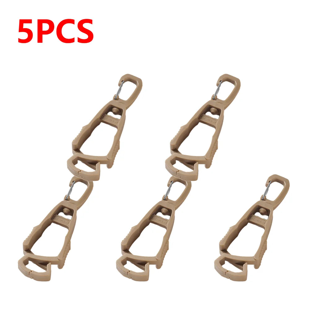 1-10pcs Glove Clips For Work Glove Holders Glove Belt Clip With Hook Portable Work Glo close-up view