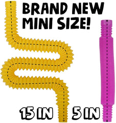 4 Pack Pop Tube Sensory Fidget Toy 4pcs Random Colorful Heavy-Duty for Construction Educ detail view