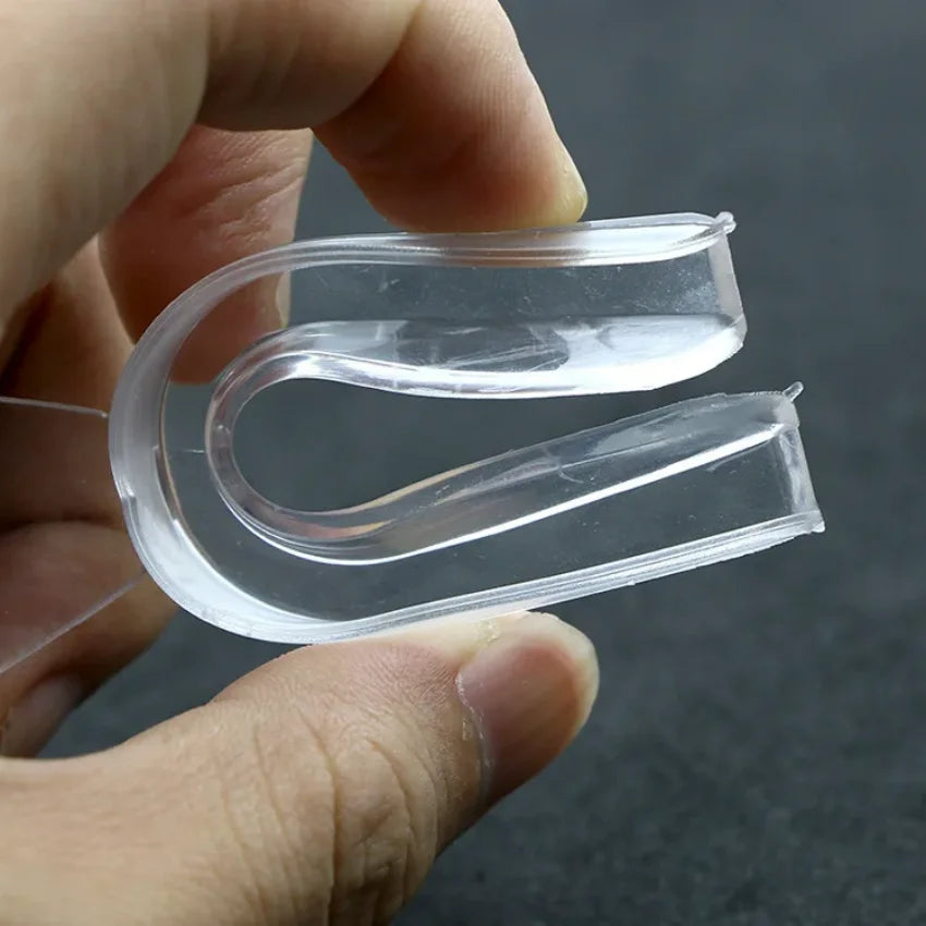 Sleeping Anti Snore Mouthpiece | Bruxism Mouth Guard for Teeth Grinding and Snoring Re close-up view
