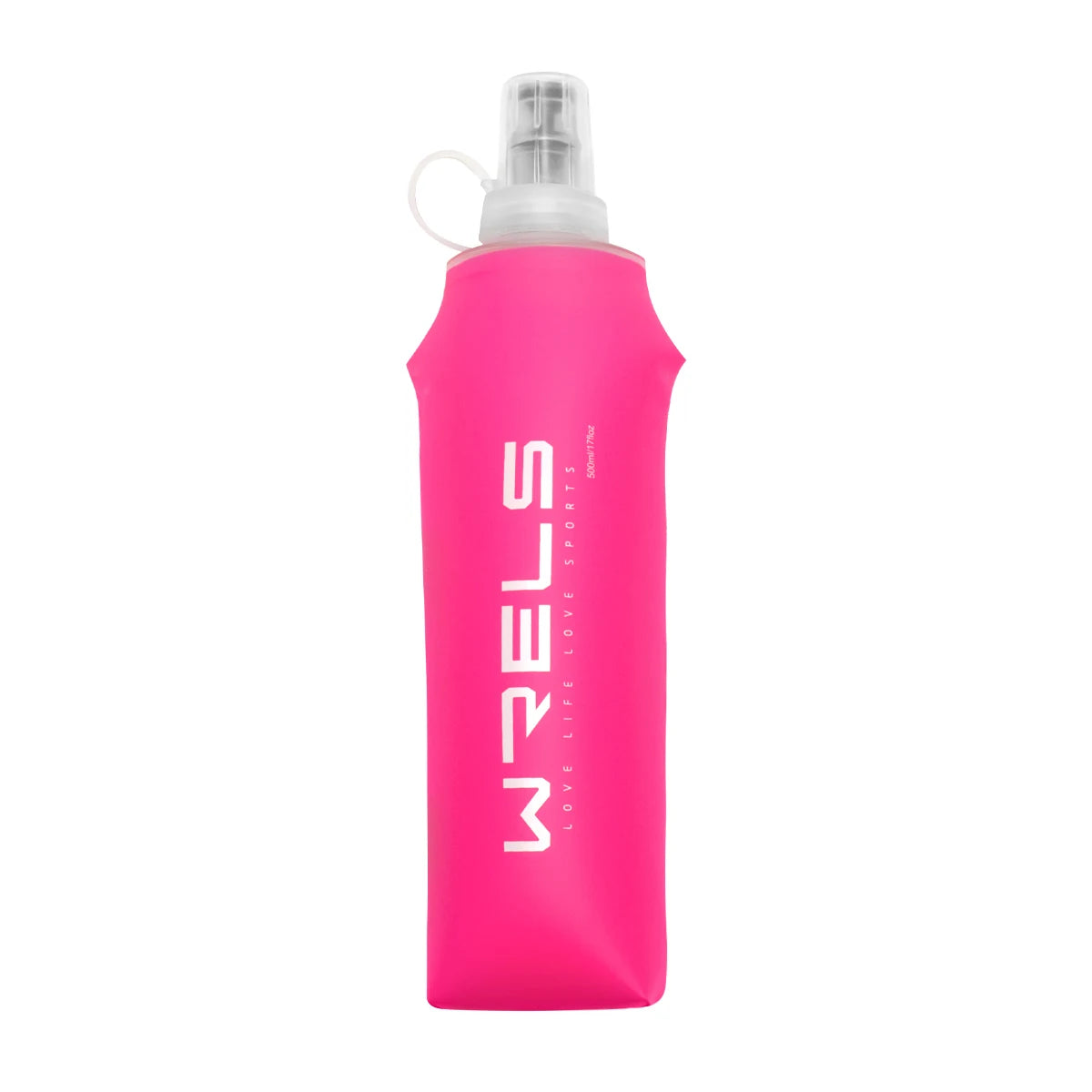 WRELS Camping Soft Water Bottle Drinking Sport Folding Bag Flask Outdoor Running Hydrati detail view