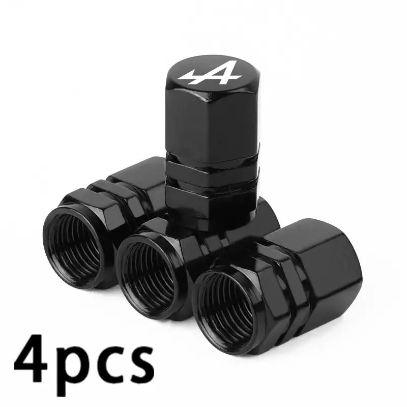 4PCS Colorful Car Accessories Car Tire Valve Cap For Alpine Megane 3 4 5 Duster Espace Logan Clio Austral Espace Arkana Scenic