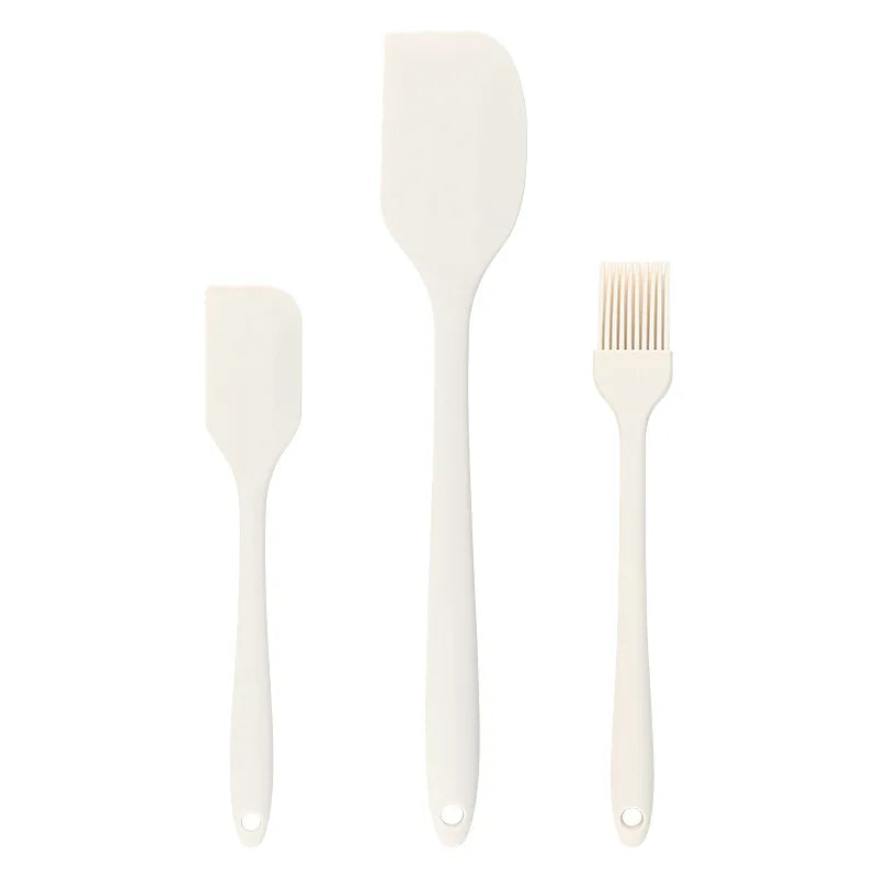 3-Piece Silicone Baking Spatula Set | All-in-One Kitchen Baking Tools detail view