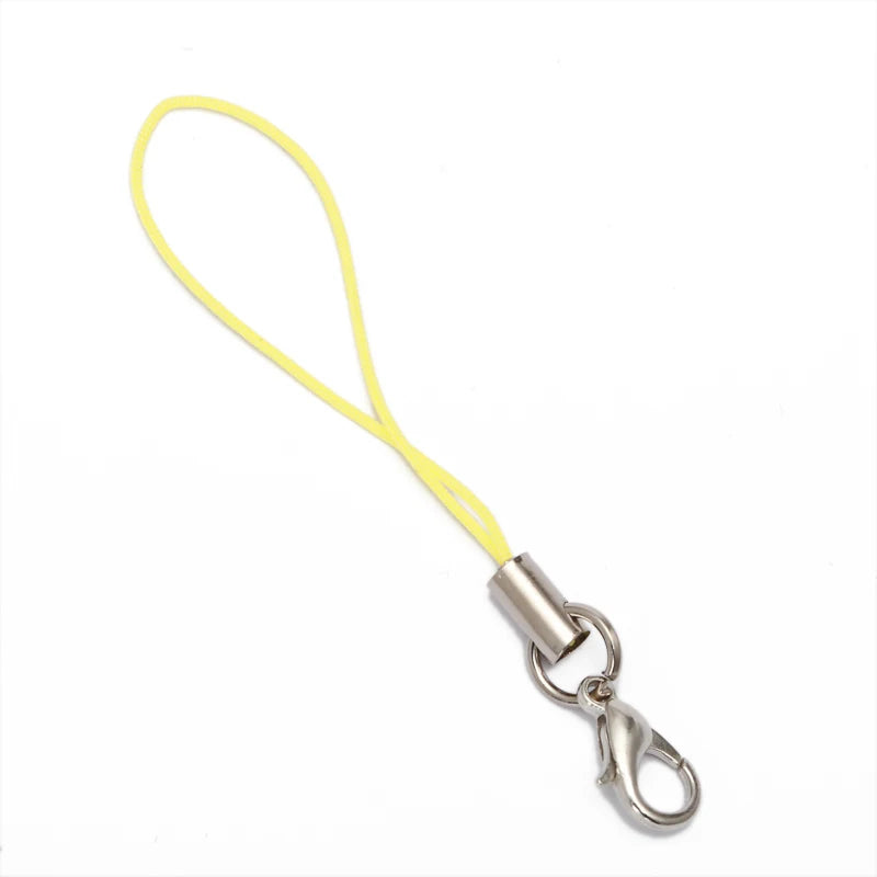 50pcs Cell Phone Lanyard Strap String Mobile Hook With Lobster Clasp Ring Keychain For D detail view