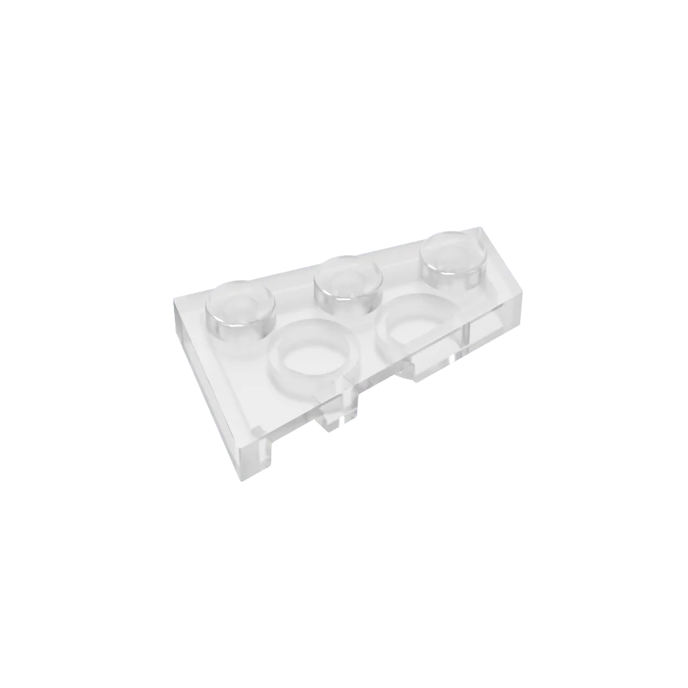 Gobricks GDS-547 Wedge Plate 3 x 2 Right | Compatible Building Block for DIY Creati additional angle