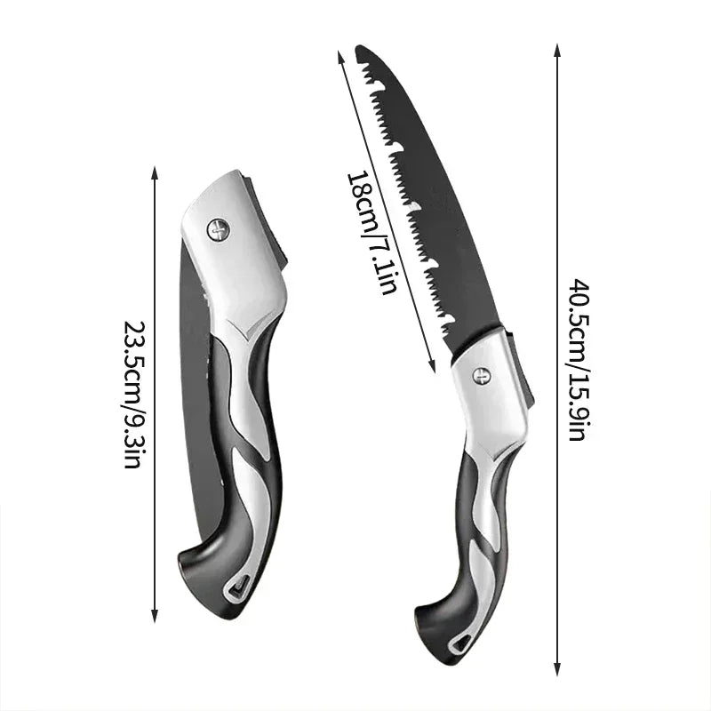 Folding Hand Saw – Portable Pruning and Woodworking Tool