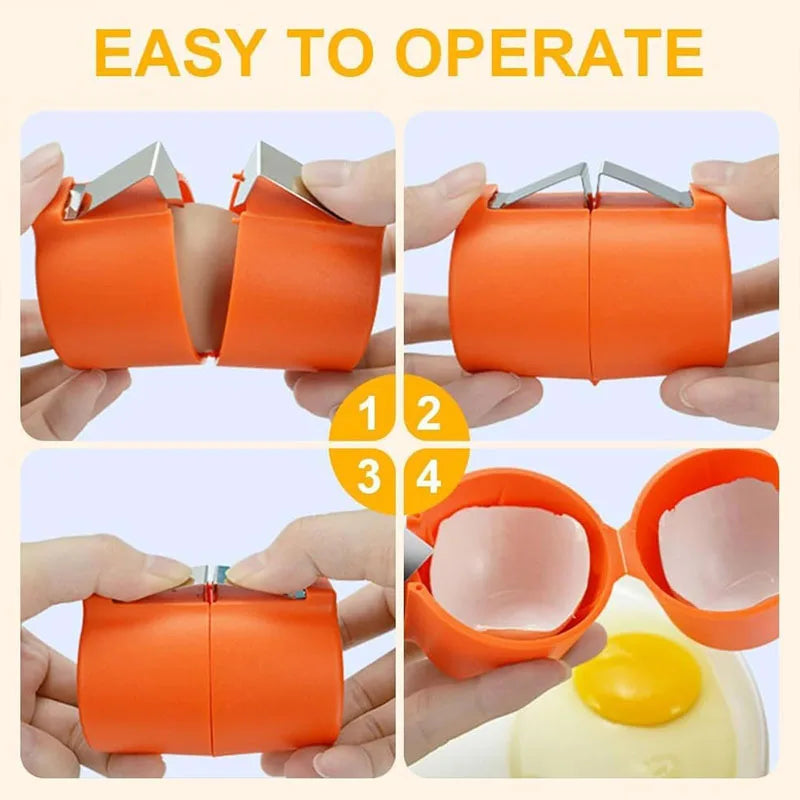 Egg Shell Opener and Egg Beater Separator | Portable Kitchen Egg Tool alternate view