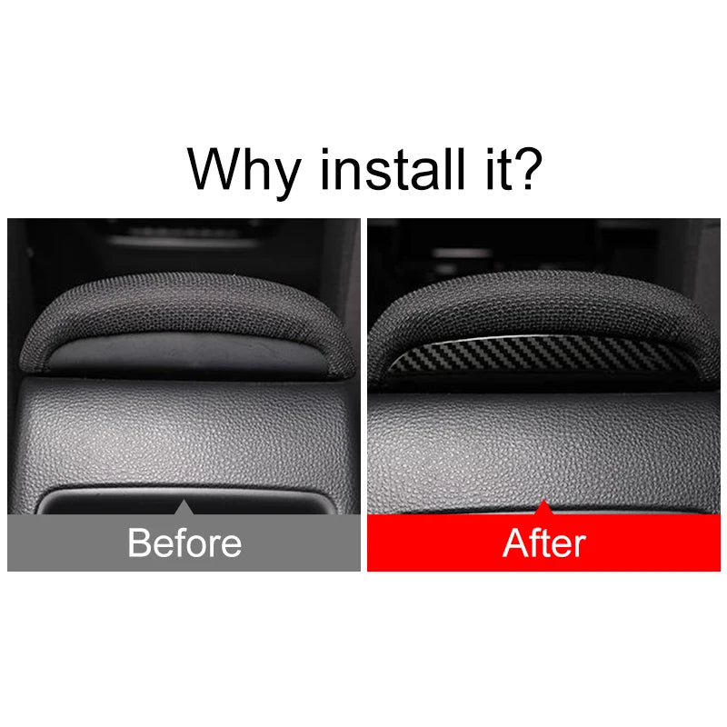 For Toyota Corolla E210 2019-2026 Rear Console Armrest Trim Cover lifestyle view