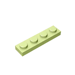 Gobricks GDS-504 Platte 1 x 4 | Kompatible Bausteine