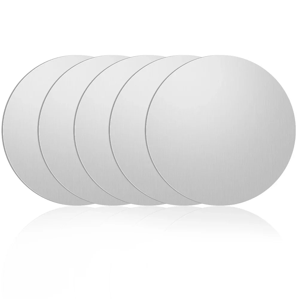 1/2/5/10pcs Magnetic Metal Plate Disk Car Phone Holder Stickers Magnetic Patch Sticke alternate view