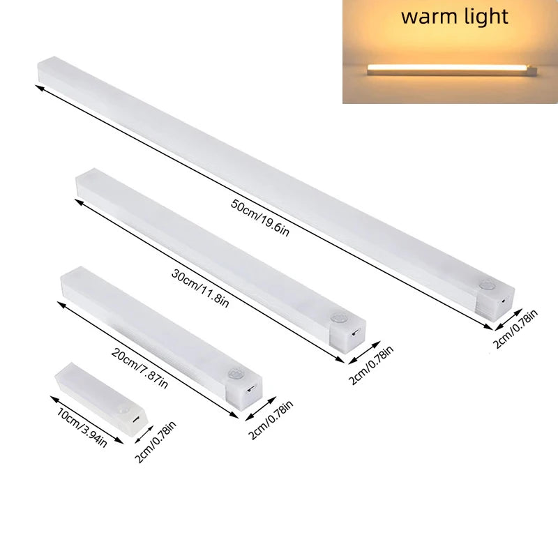 Motion Sensor Lamp Night Light Wireless LED USB close-up view