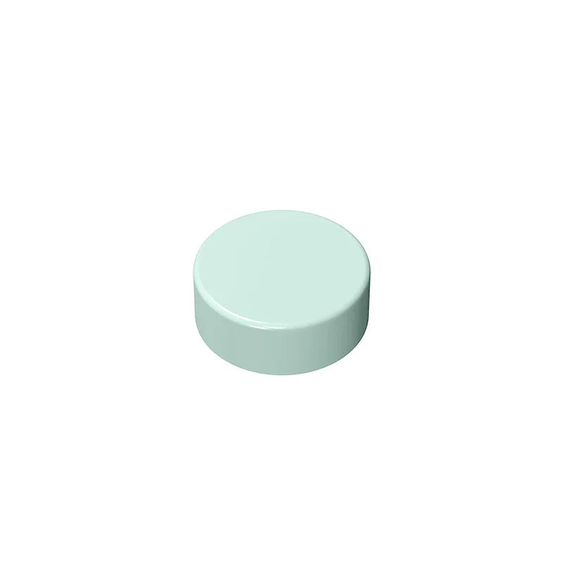 Gobricks GDS-612 Flat Tile 1x1 Round | Compatible Building Block additional angle