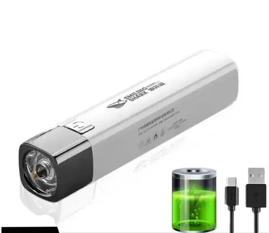 Mini Portable Super Bright LED Flashlight | Rechargeable Waterproof Outdoor Light close-up view